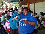Nuestras catequistas Maritza y  Lides