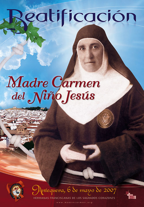 Cartel de la Beatificaci&oacute;n de Madre Carmen